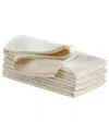 Laura Ashley Arabesque 6pc. Napkin Set, 18" X 18" In Gold