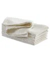 Laura Ashley Arabesque 6pc. Napkin Set, 18" X 18" In Silver