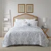 Laura Ashley Ashfield 3-piece Comforter & Sham Set In Soft Blue