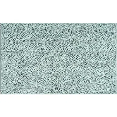 Laura Ashley Astor 27-inch Chenille Bath Mat In Green