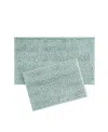 Laura Ashley Astor Chenille 2-pc. Bath Mat Set In Sage