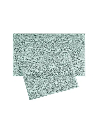 Laura Ashley Astor Chenille 2-pc. Bath Mat Set In Sage