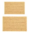 Laura Ashley Astor Chenille 2-pc. Bath Mat Set In Yellow
