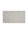 Laura Ashley Astor Chenille Bath Mat, 17" X 24" In Light Gray