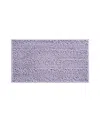 Laura Ashley Astor Chenille Bath Mat, 20" X 34" In Wisteria Purple