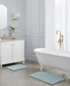 Laura Ashley Astor Chenille Bath Mats In Coral