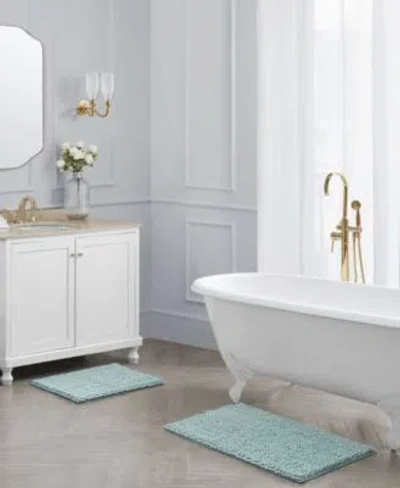 Laura Ashley Astor Chenille Bath Mats In Coral