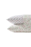 Laura Ashley Aylesmore Ditsy Floral Queen Cotton Percale Sheet Set In Bright Red