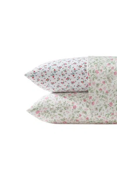 Laura Ashley Aylesmore Ditsy Floral Queen Cotton Percale Sheet Set In Multi