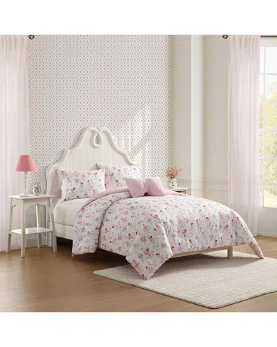 Laura Ashley Balleridivas Comforter Set In Pink
