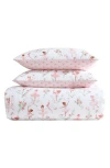 Laura Ashley Ballerina Divas 3-piece Twin Microfiber Comforter & Sham Set In Pink