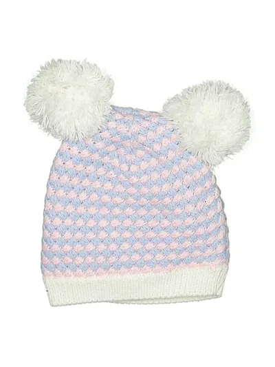 Pre-owned Laura Ashley Kids' Beanie Hat In Pink