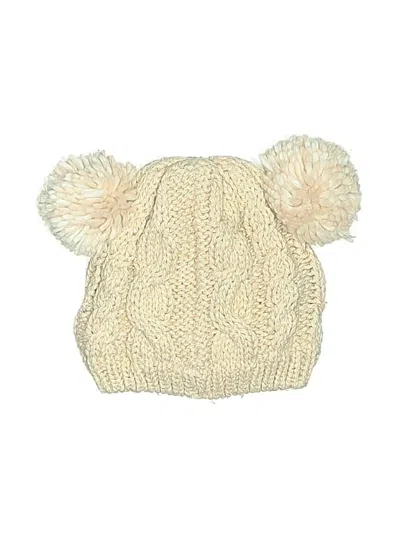 Pre-owned Laura Ashley Kids' Beanie Hat In Tan