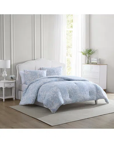 Laura Ashley Bedford Comforter Bedding Set In Blue
