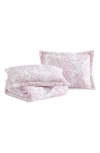 Laura Ashley Bedford Quilt & Sham Set In Pale Pink/white