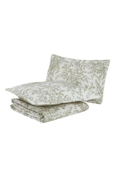 Laura Ashley Bedford Quilt & Sham Set In Sage