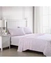 Laura Ashley Bella Cotton 300tc Sateen Sheet Set In Pink