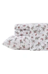 Laura Ashley Berry Bright Cotton Flannel Sheet Set In Multi