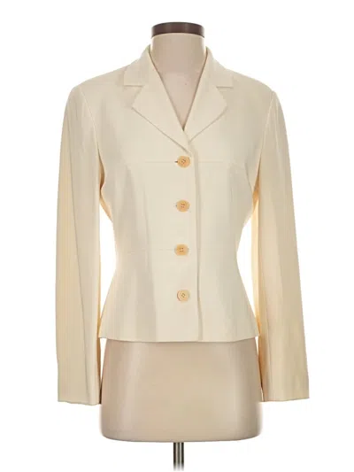 Pre-owned Laura Ashley Blazer Jacket In Ivory