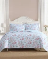 Laura Ashley Blissful Dream Cotton Quilt Set In Multi