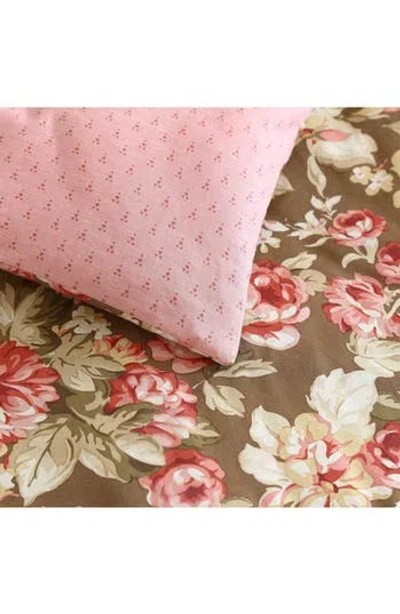 Laura Ashley Bloomsbury 3-piece King Comforter & Sham Set In Brown