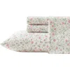 Laura Ashley Bonnie Twin X-long Cotton Percale Sheet Set In Lt-pastel Pink