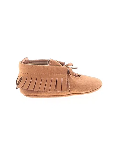 Pre-owned Laura Ashley Kids' Booties In Tan