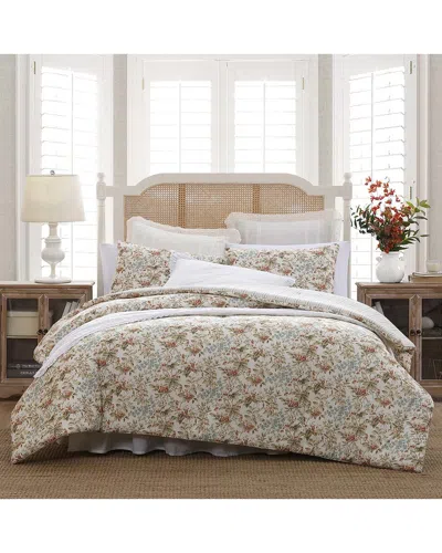 LAURA ASHLEY LAURA ASHLEY BRAMBLE FLORAL COMFORTER BEDDING SET