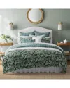 Laura Ashley Bramble Floral Comforter Bedding Set In Green
