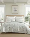 Laura Ashley Bramble Floral Cotton 2-pc. Comforter Set, Twin In Multi