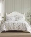 Laura Ashley Bramble Floral Cotton 2-pc. Quilt Set, Twin