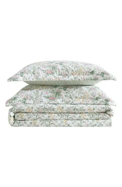 Laura Ashley Bramble Floral Cotton Quilt Set