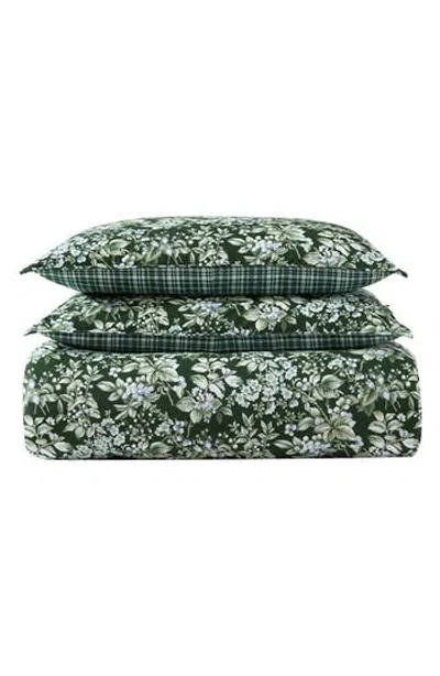 Laura Ashley Bramble Quilt & Sham Set In Forest Green
