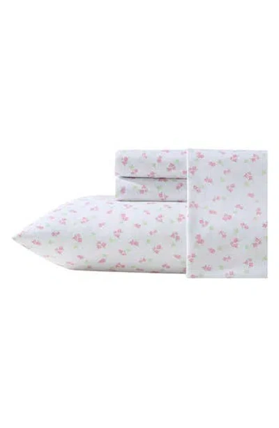 Laura Ashley Busy Bee Queen Sheet Set In Lt-pastel Pink
