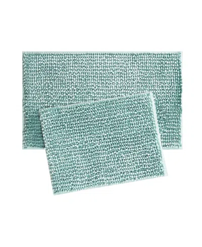 Laura Ashley Butter Chenille 2-pc. Bath Mat Set In Sage Green