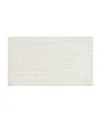Laura Ashley Butter Chenille Bath Mat, 27" X 45" In Ivory