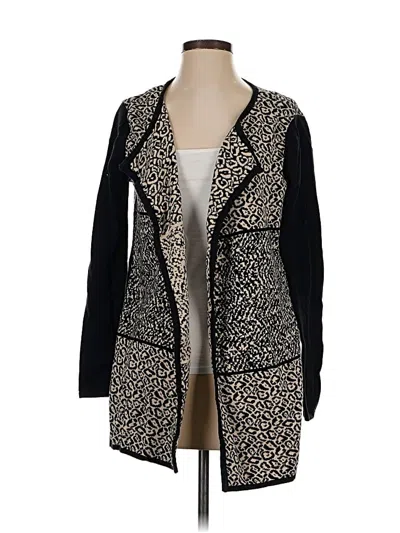 Pre-owned Laura Ashley Cardigan Sweater In Black