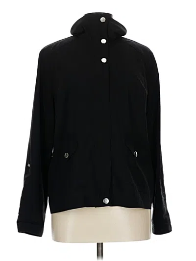 Pre-owned Laura Ashley Cardigan Sweater In Black