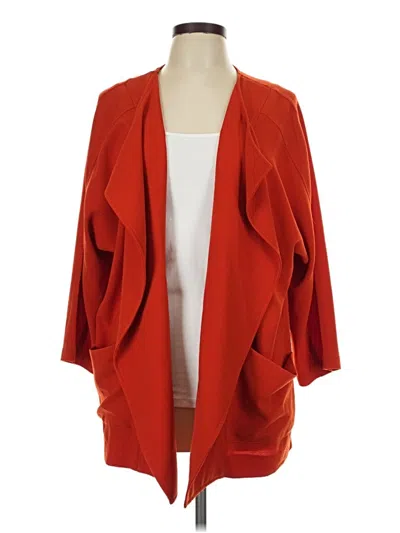 Pre-owned Laura Ashley Cardigan Sweater In Red