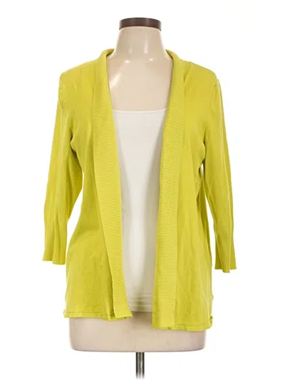 Pre-owned Laura Ashley Cardigan Sweater In Yellow