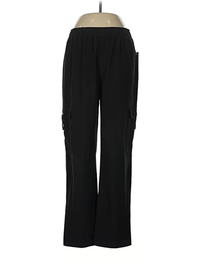 Pre-owned Laura Ashley Cargo Pants In Black
