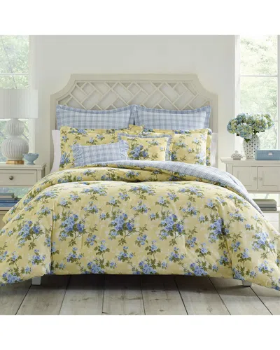 Laura Ashley Cassidy Duvet Cover Set In Yellow