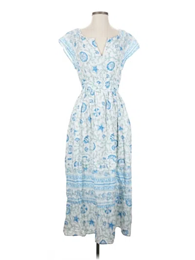 Pre-owned Laura Ashley Casual Dress In Blue