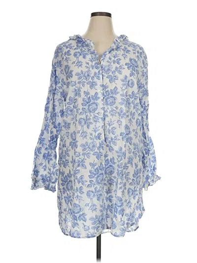 Pre-owned Laura Ashley Casual Dress In Blue