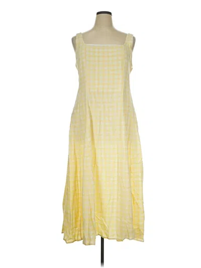 Pre-owned Laura Ashley Casual Dress In Yellow