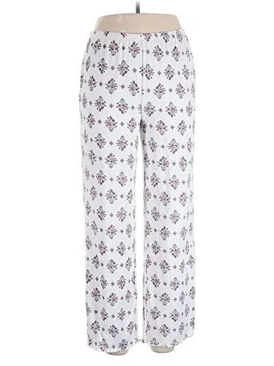 Pre-owned Laura Ashley Casual Pants In White