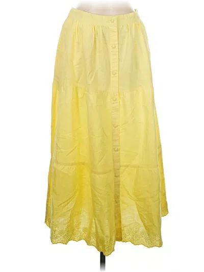 Pre-owned Laura Ashley Casual Skirt In Yellow
