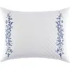 Laura Ashley Charlotte Accent Pillow In China Blue