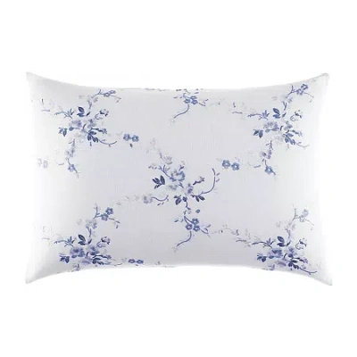 Laura Ashley Charlotte Rectangular Throw Pillow In Blue