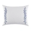 Laura Ashley Charlotte Rectangular Throw Pillow In White
